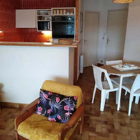Spacieux 2 Chambres, 4 Personnes, Terrasse Vue Port , Wifi Gratuit Et Parking Prive Gratuit, Lave Linge, Congelateur, Situe Pres De La Plage, Commerces, Marche Et Restaurants Apartmán *